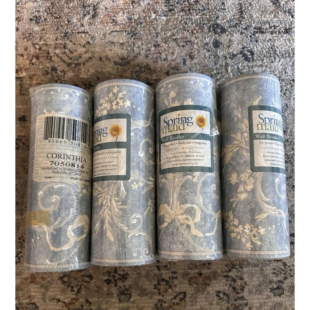 4 Corinthia  Spring Maid Wallpaper Border 7050814 Regency Whimsical Provincial